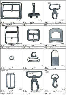 【厂家生产直销各种规格环保电镀合金扣 日字扣 箱包扣 拉心扣】价格,厂家,图片,其他工艺品原料、辅料、配件,东莞市长安三度五金饰品厂-